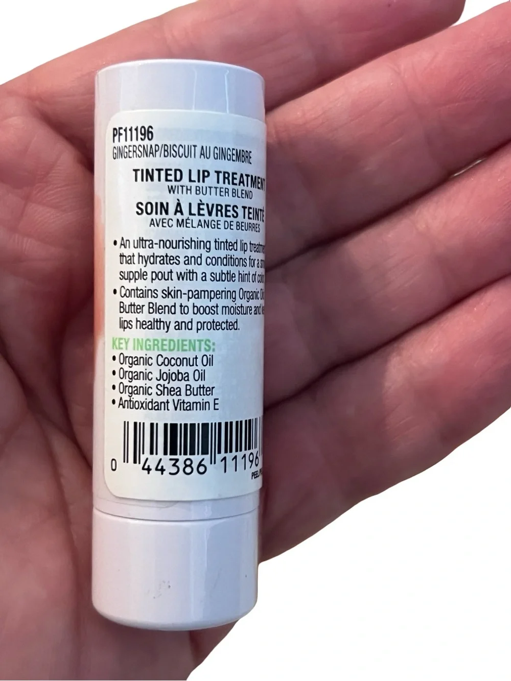 Physicians Formula Tinted Lip Treatment in Gingersnap/Biscuit - White Tube